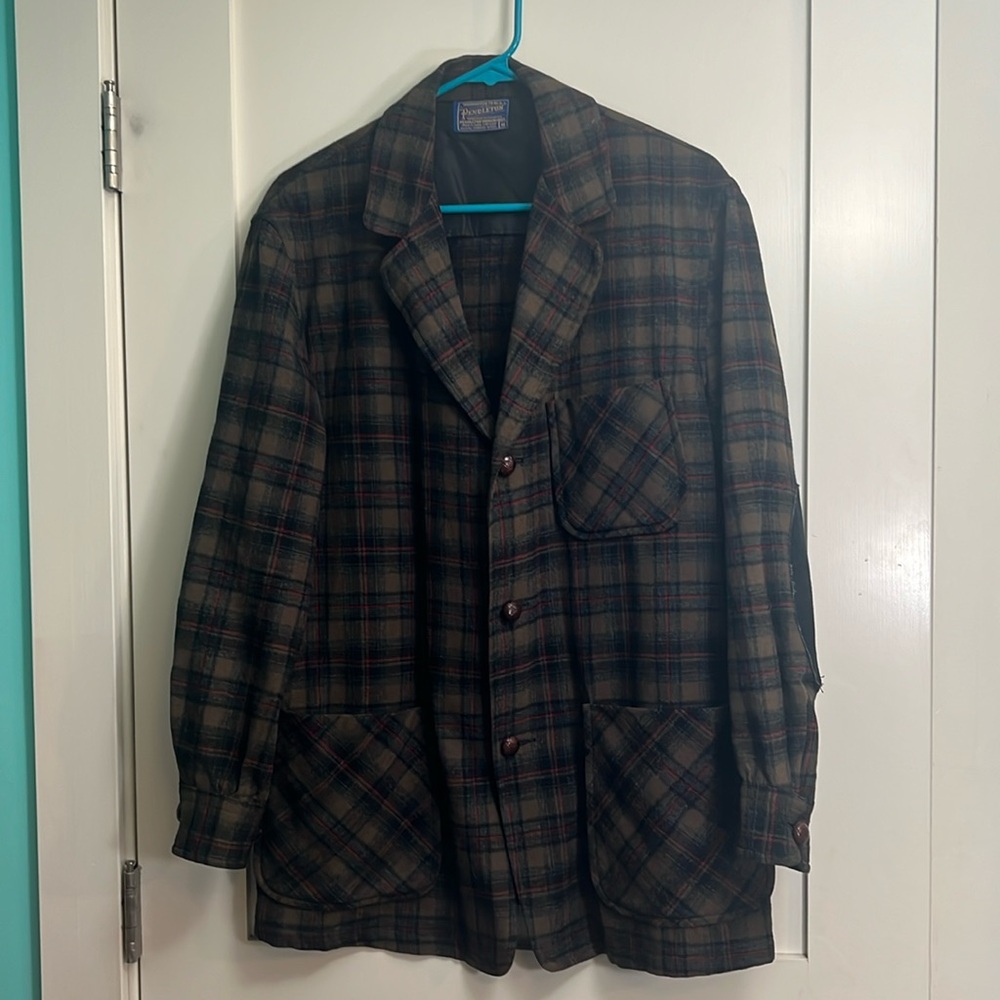 Vintage Pendleton shirt blazerr